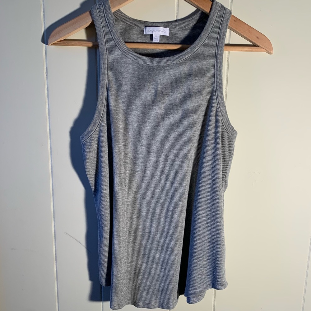 MAKE AN OFFER - Beyond Yoga soft ribbed racer back tank top